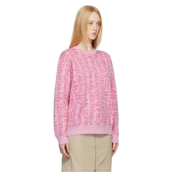 Marc Jacobs Pink Heaven By Marc Jacobs Scribblez Sweater XS - Picture 16 of 17